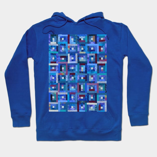 Blue Note Quilt Hoodie by JeanGregoryEvans1